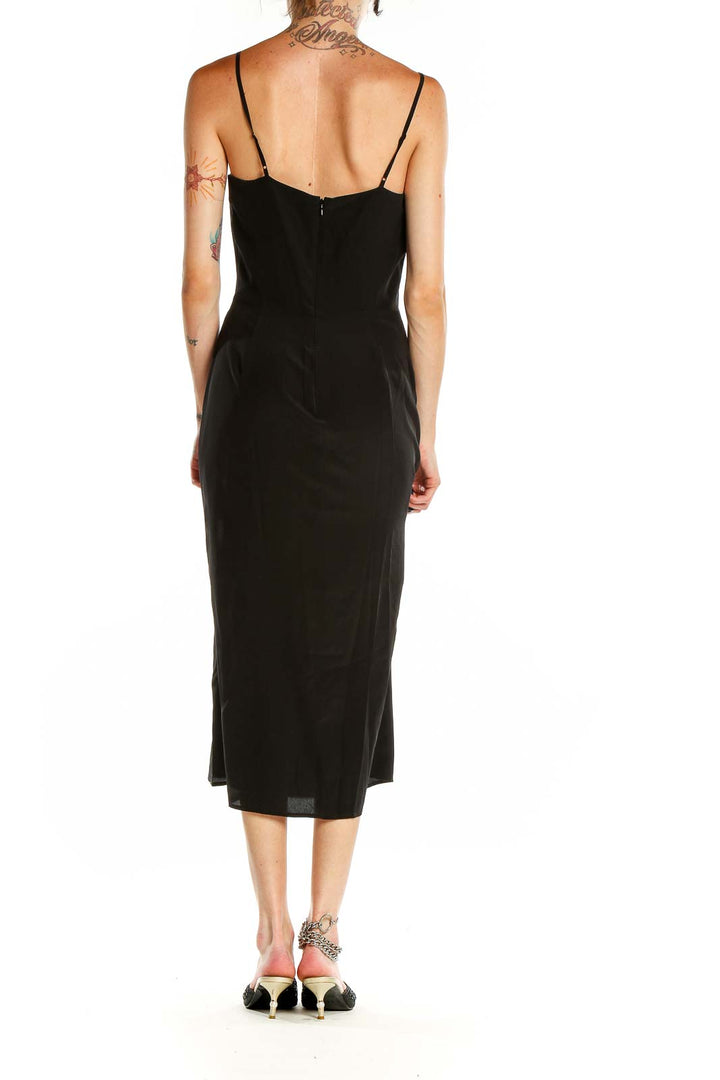 Black Classic Midi Dress