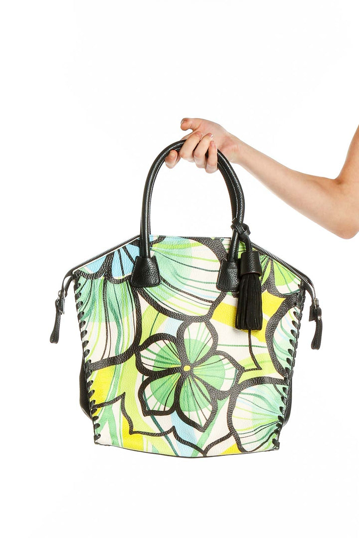 Multicolor Printed Tote Bag