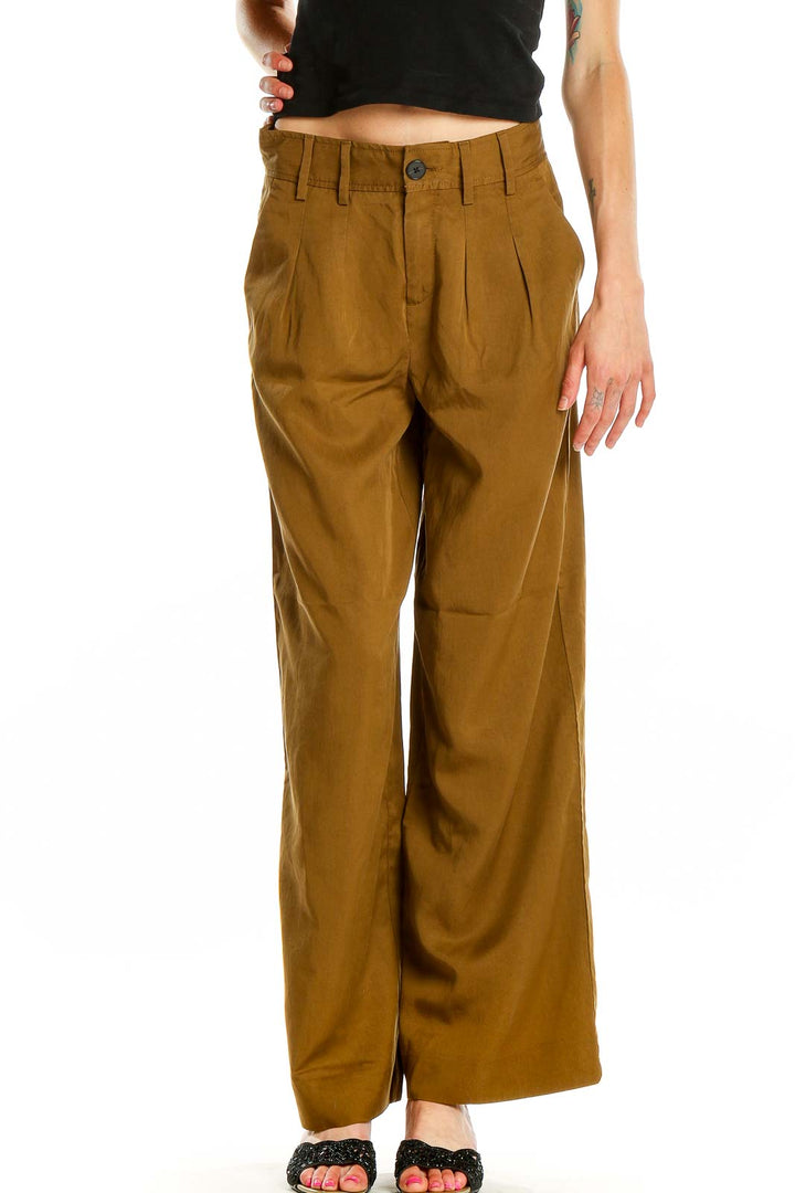 Brown Wide Leg Pants