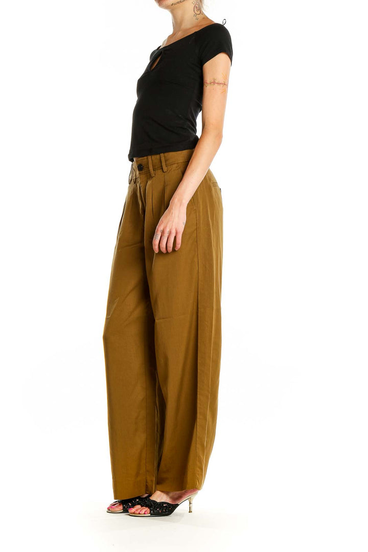 Brown Wide Leg Pants