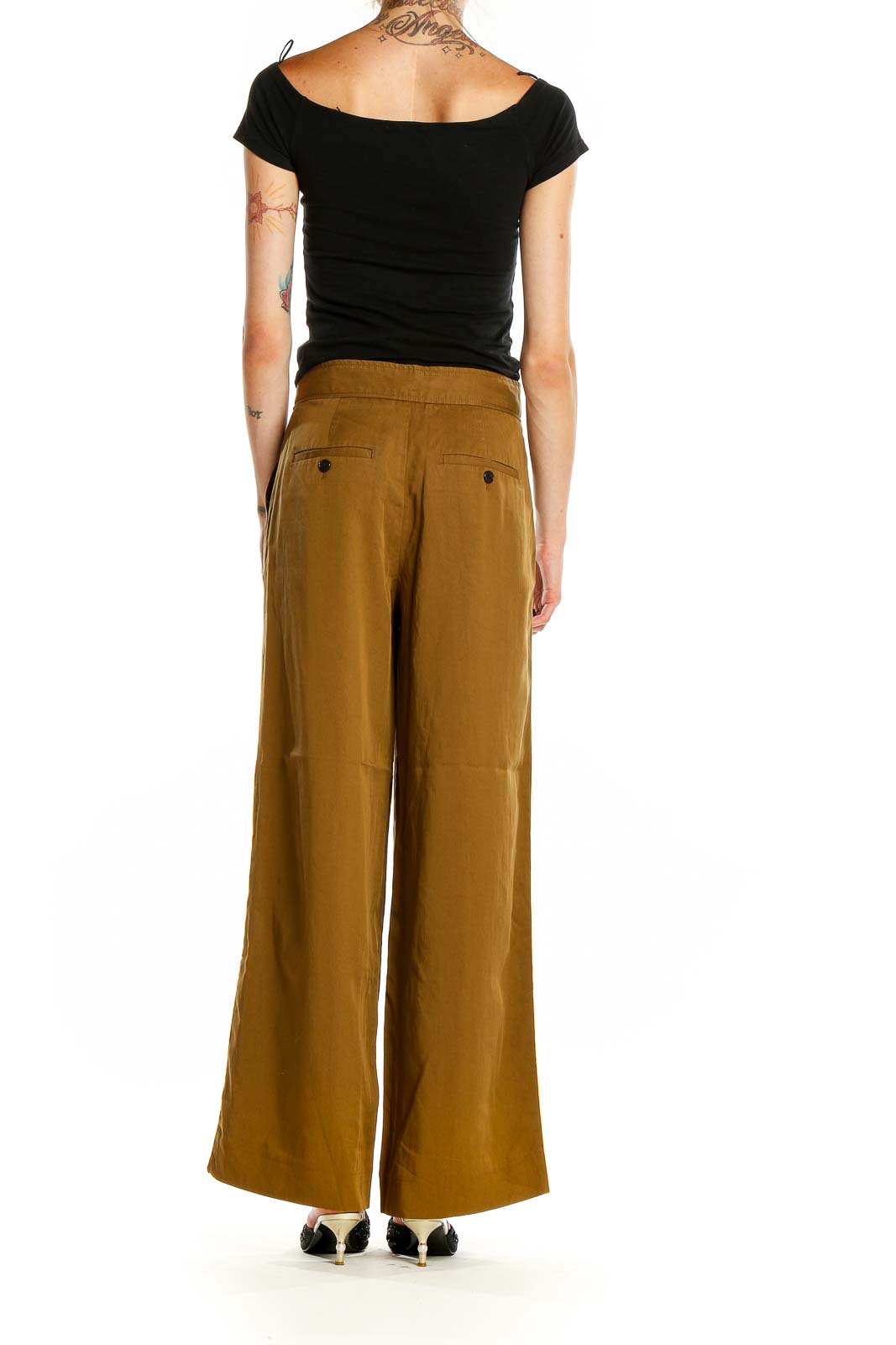 Brown Wide Leg Pants