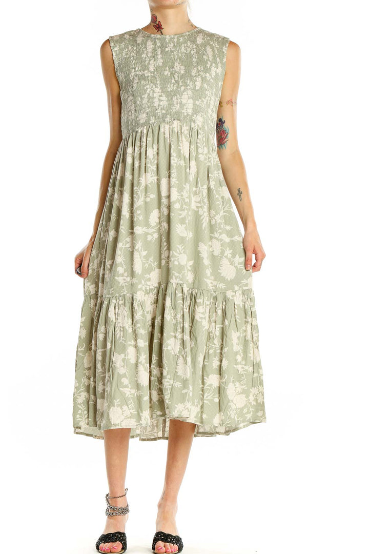 Green Day Fit & Flare Dress