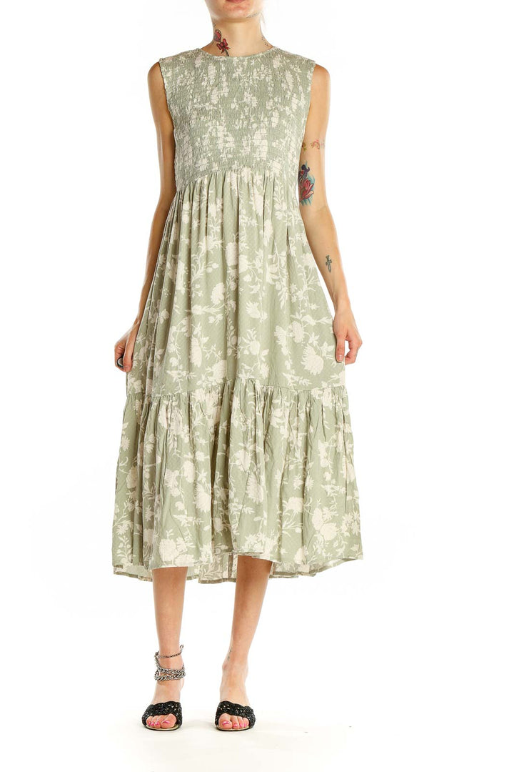 Green Day Fit & Flare Dress