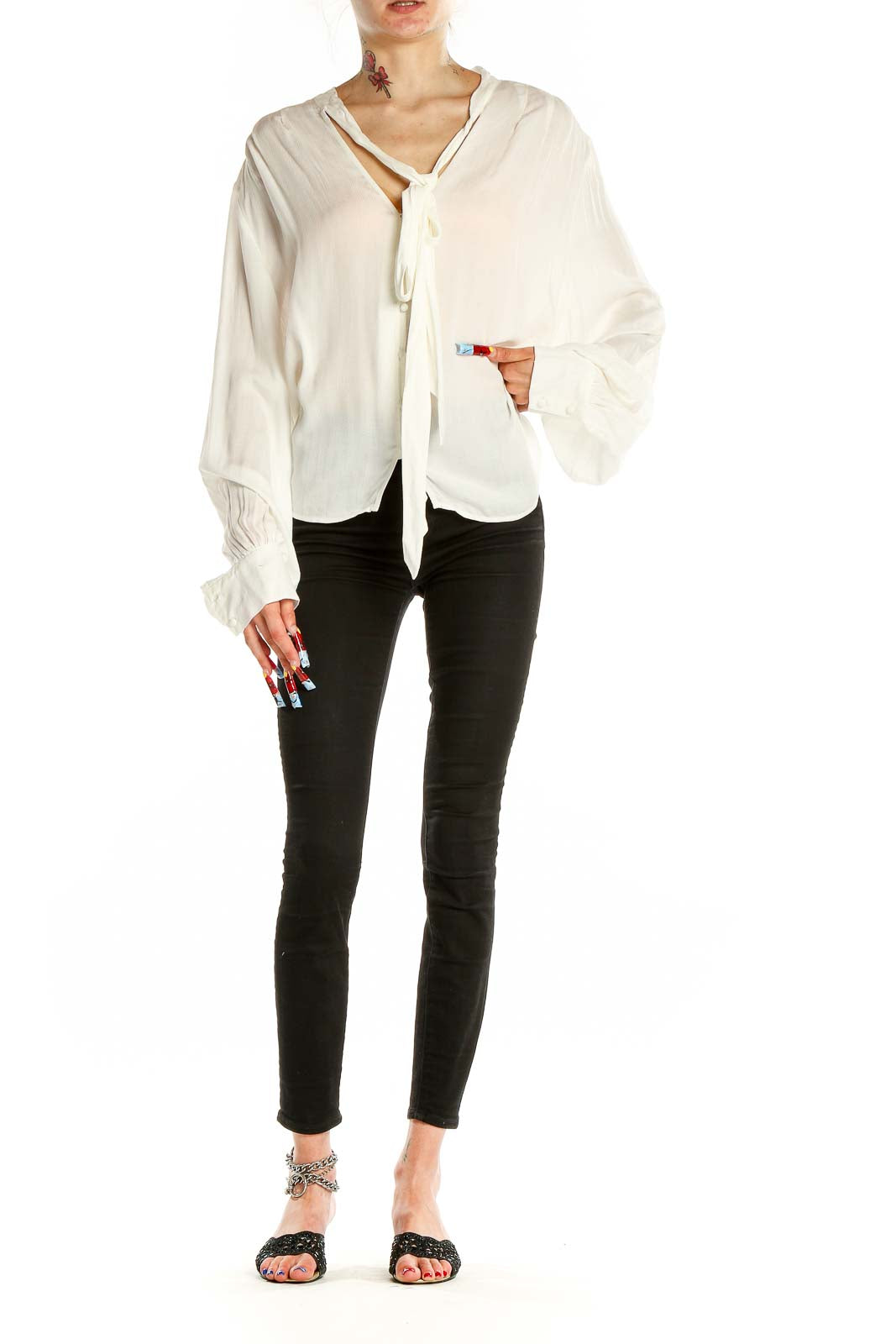 White Chic Blouse