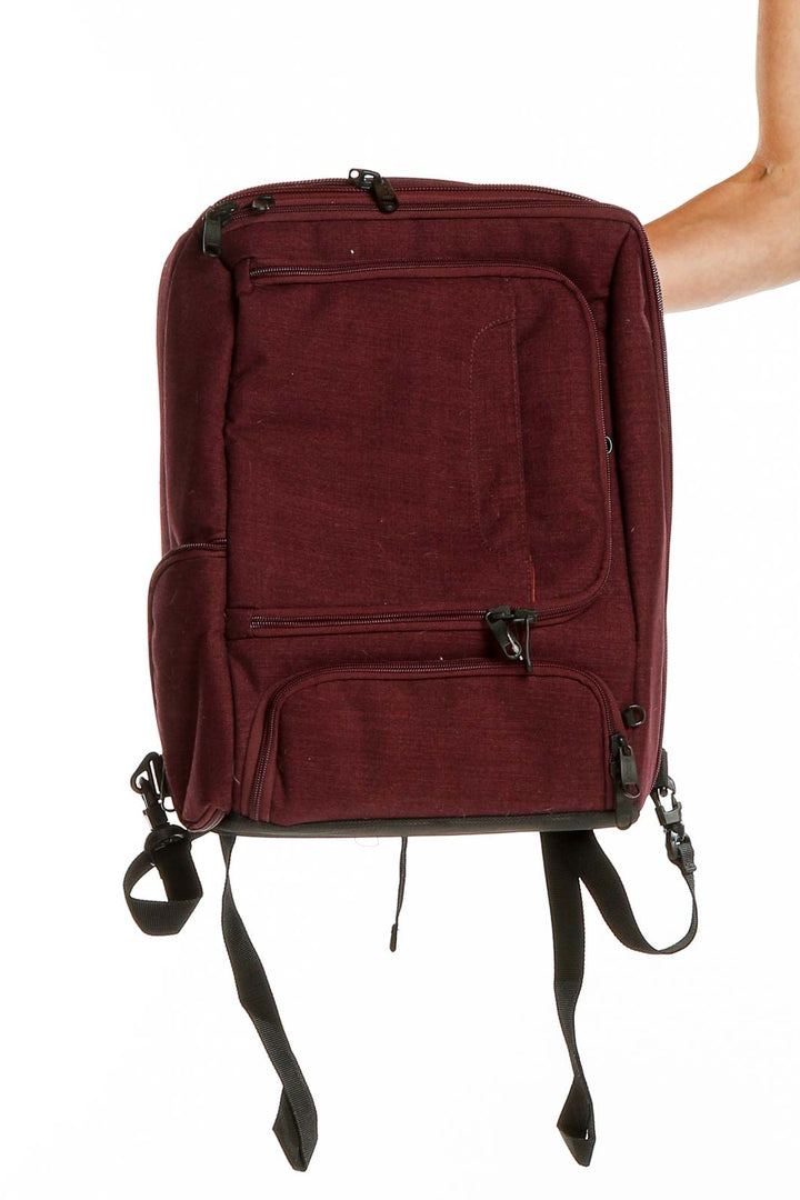 Maroon Smart Backpack