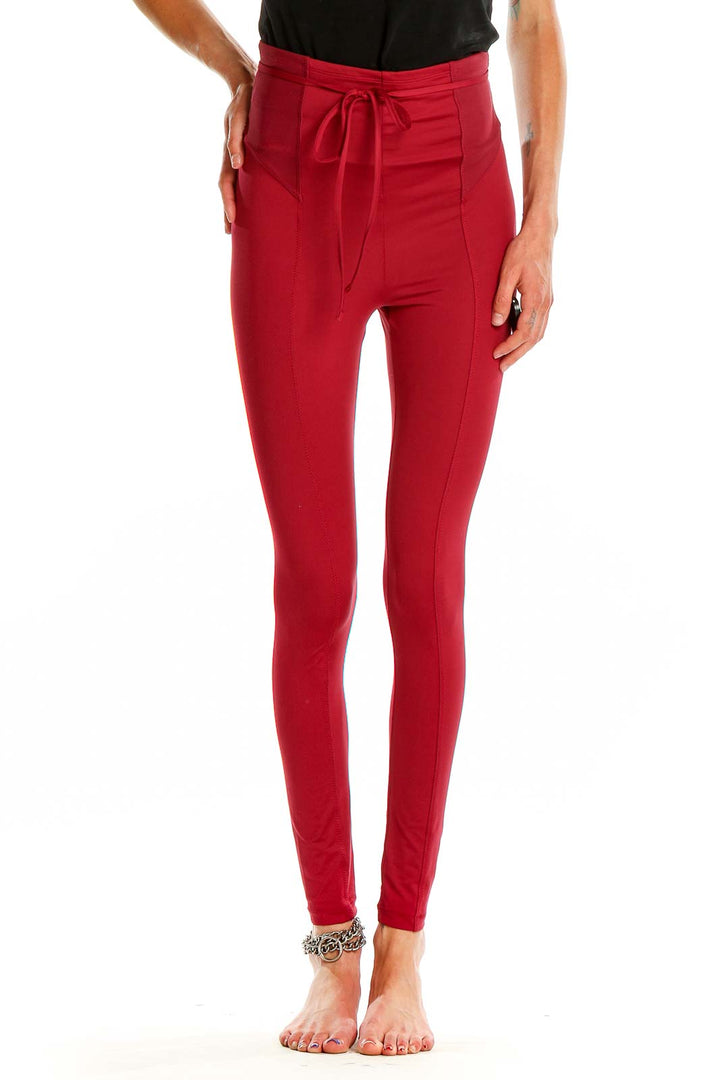 Red Activewear Leggings