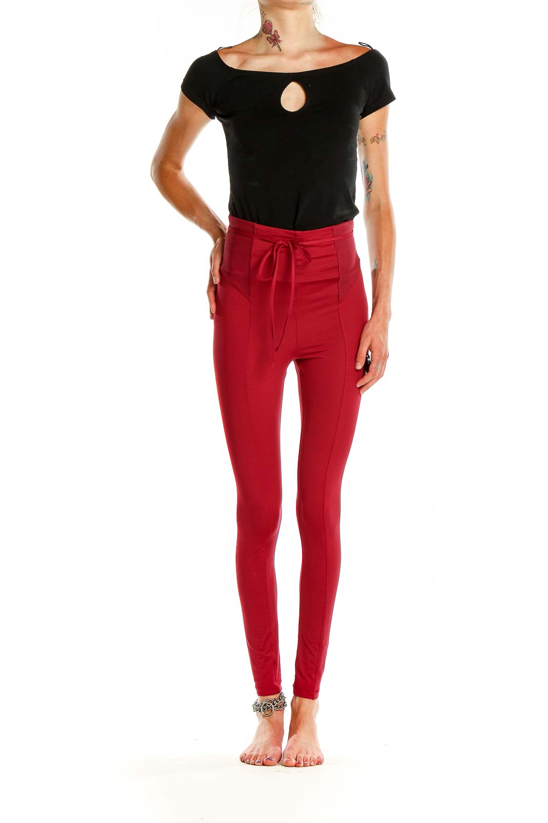 Red Activewear Leggings