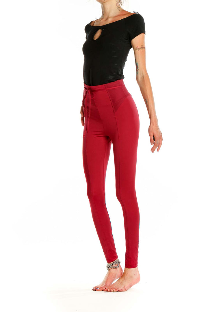 Red Activewear Leggings