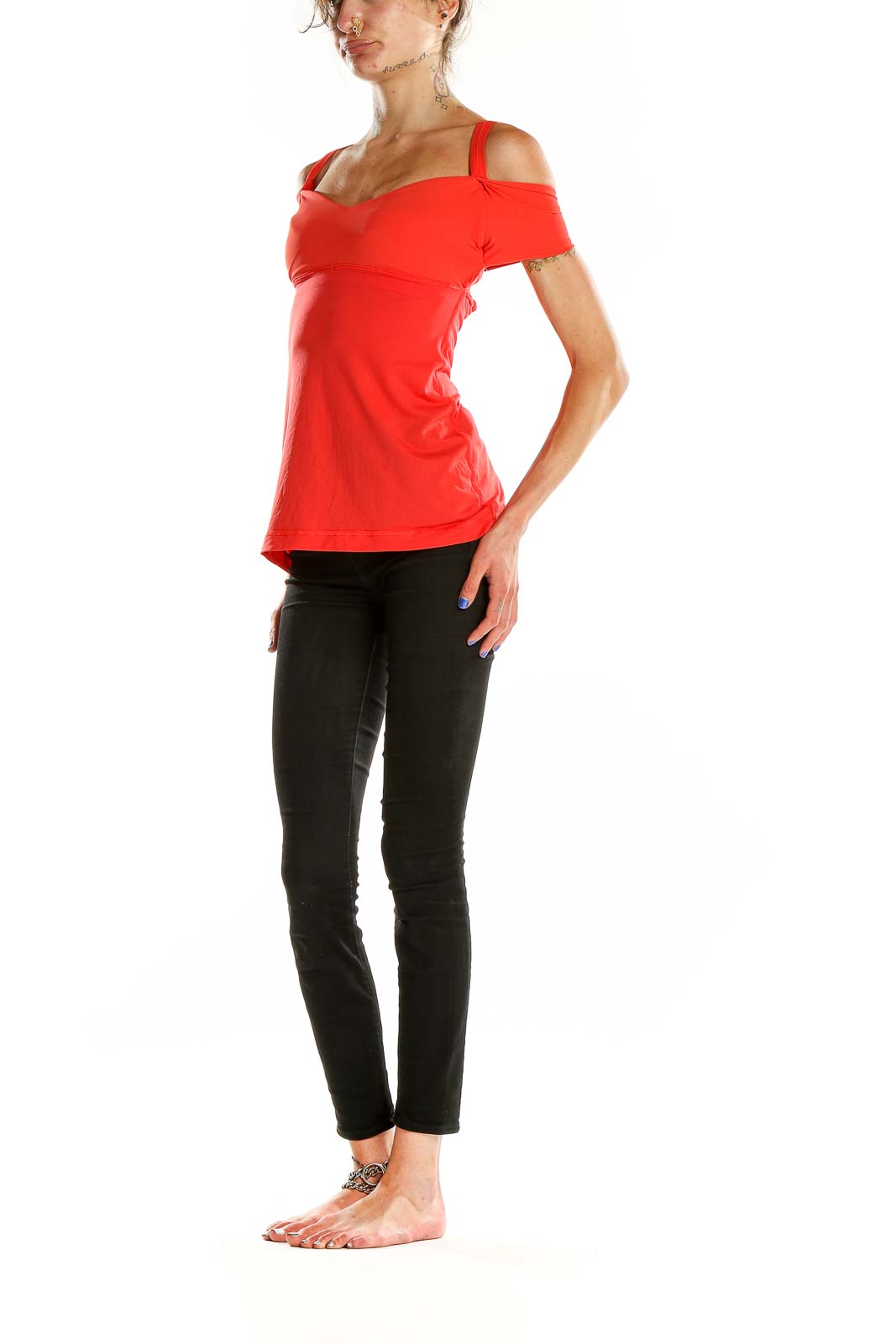 Red Activewear Top