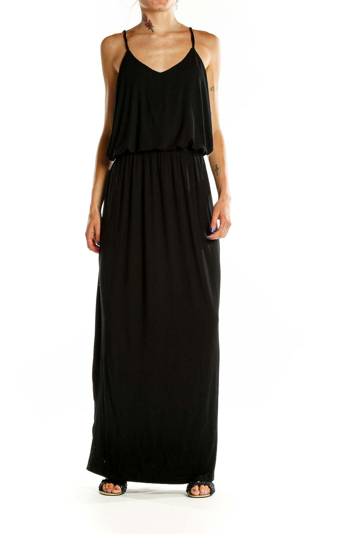 Black Classic Column Dress