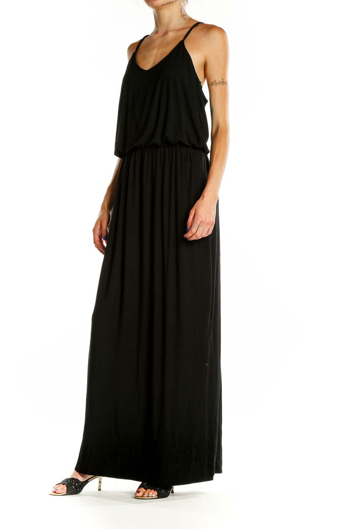 Black Classic Column Dress