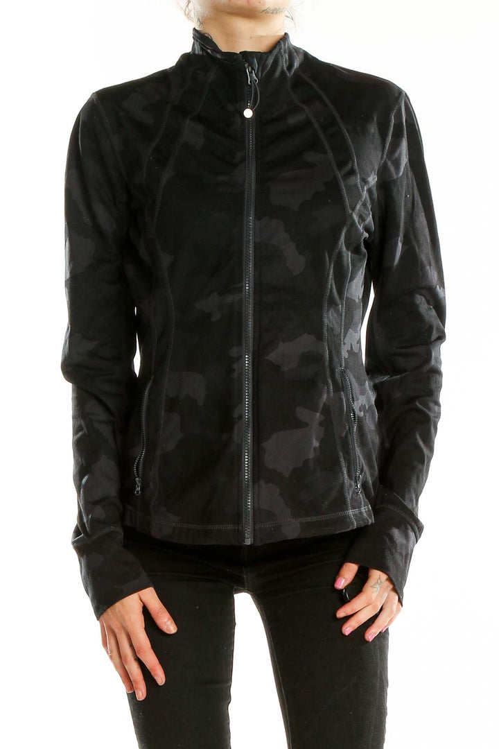 Black Active Wear Jacket