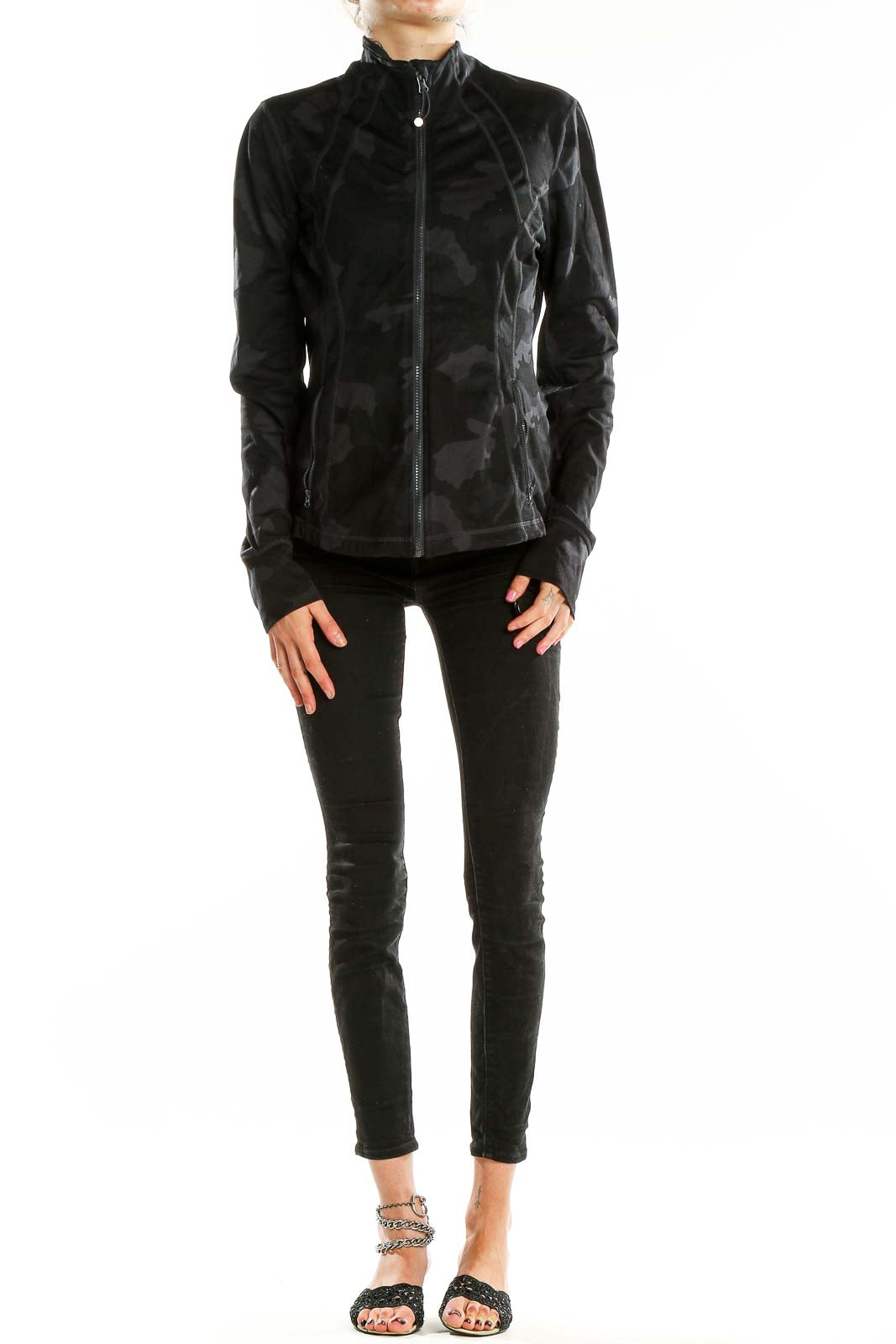 Black Active Wear Jacket