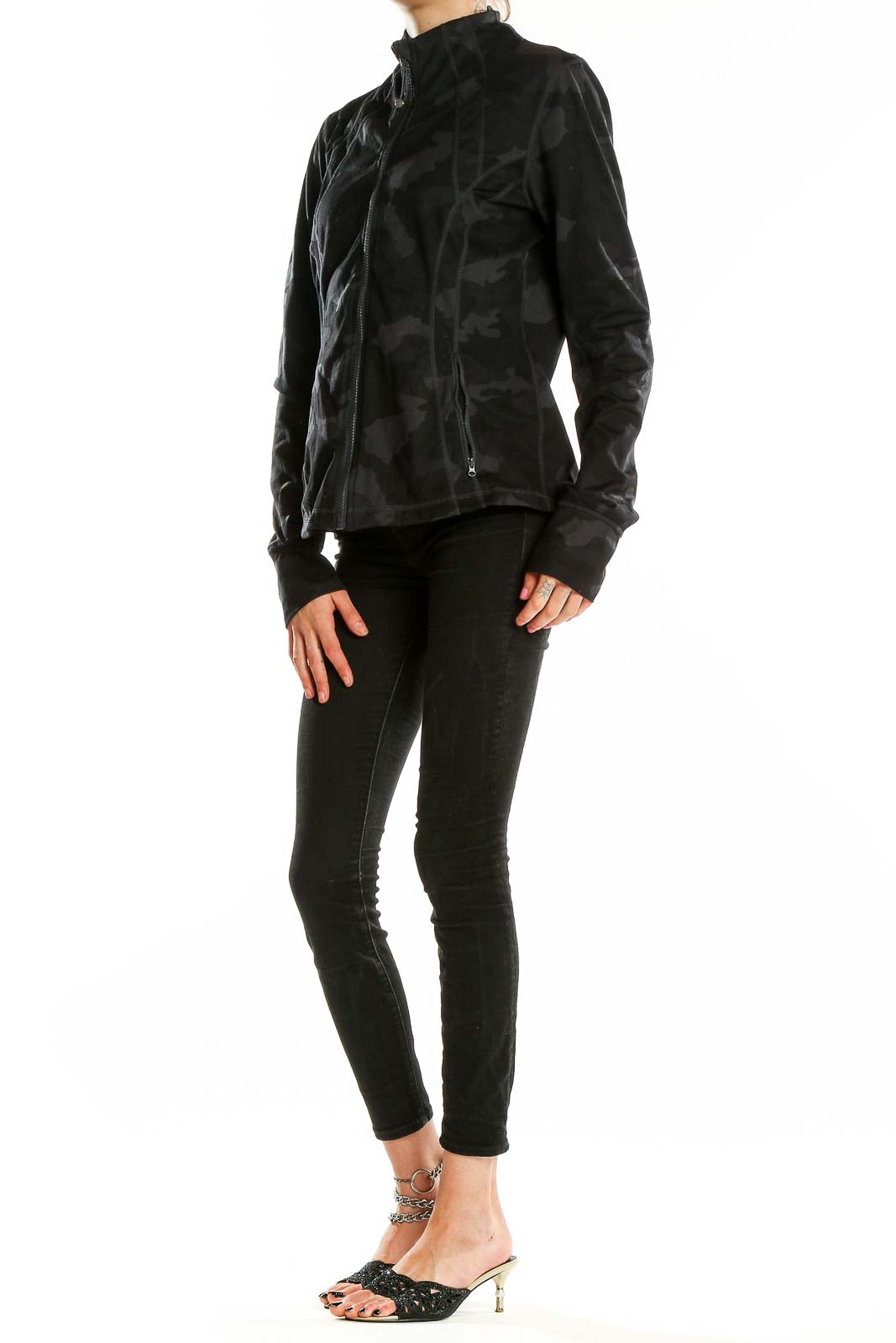 Black Active Wear Jacket