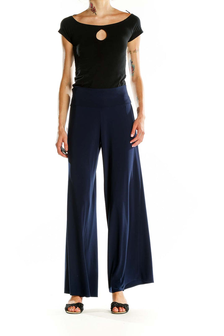 Blue Wide Leg Pants