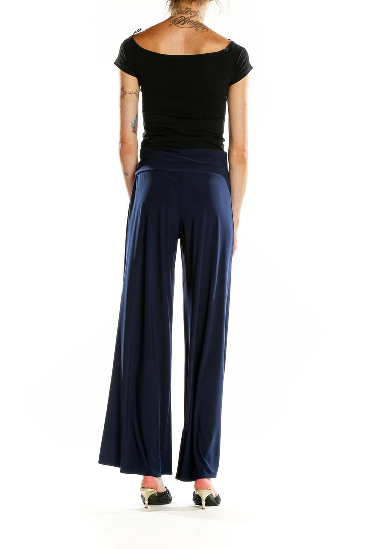 Blue Wide Leg Pants