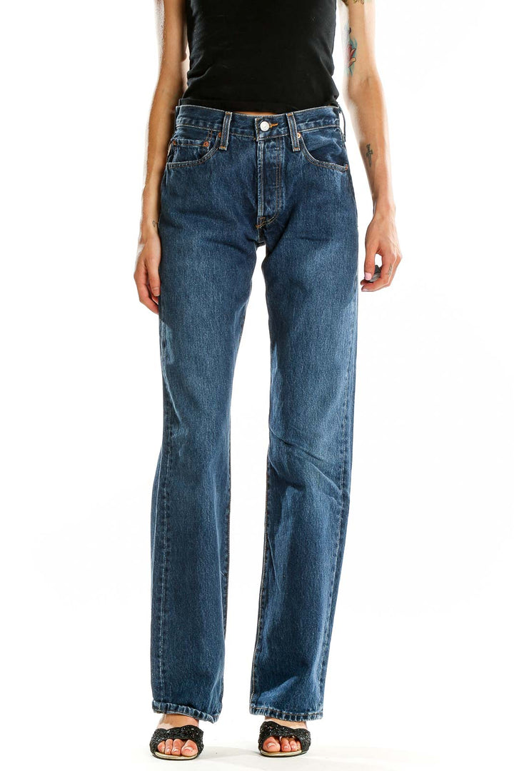 Blue Dark Rinse Jeans