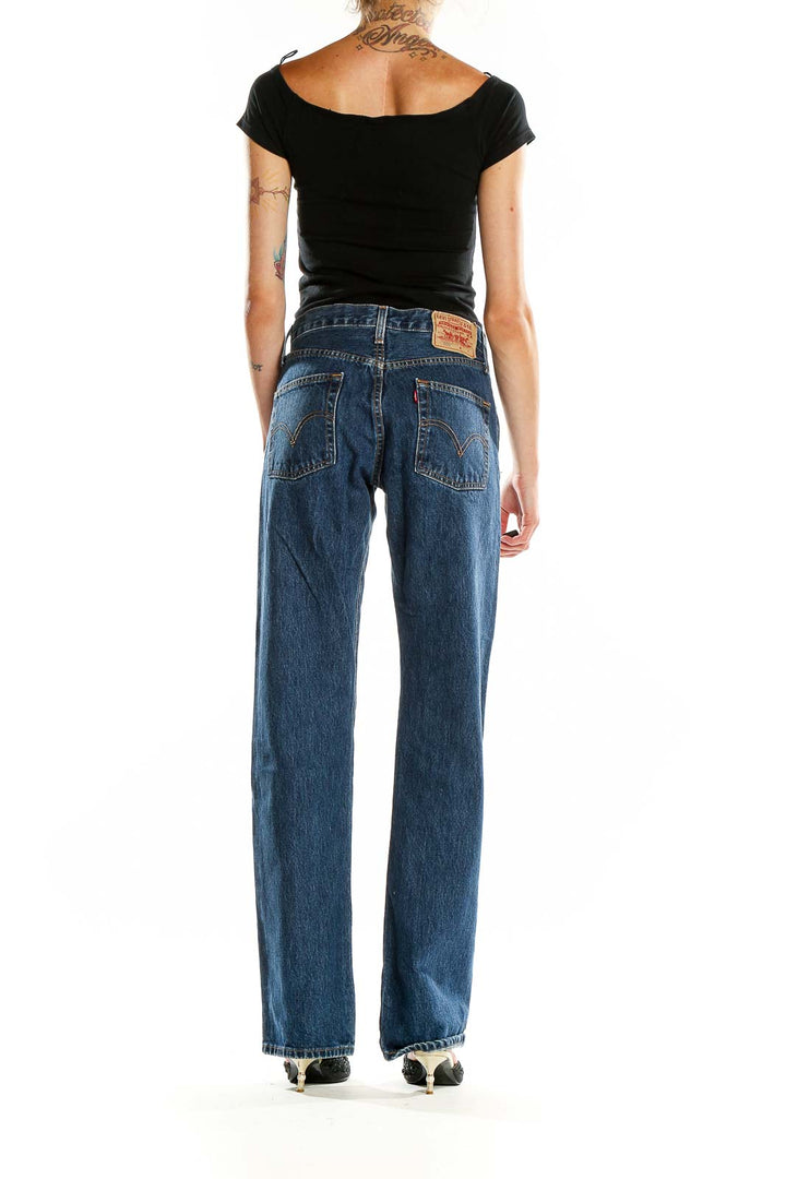 Blue Dark Rinse Jeans