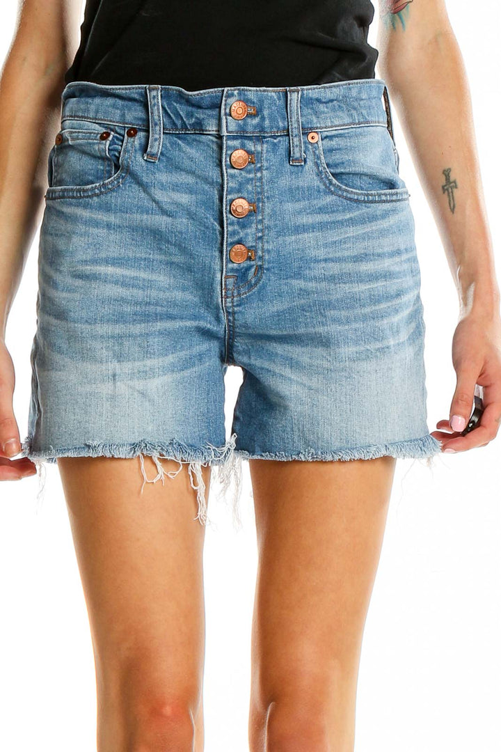 Blue Denim Shorts