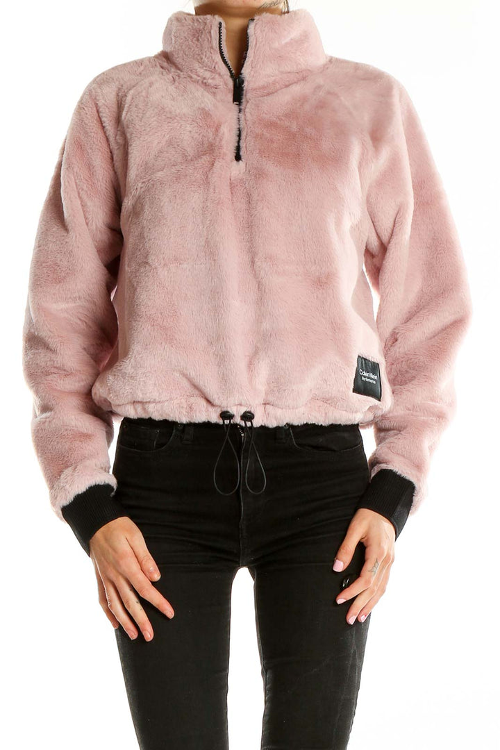 Pink Fuzzy Sweatshirt