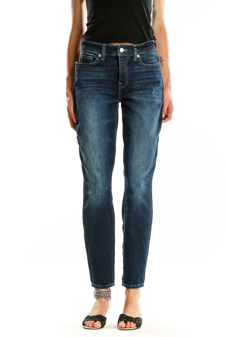 Blue Dark Rinse Jeans