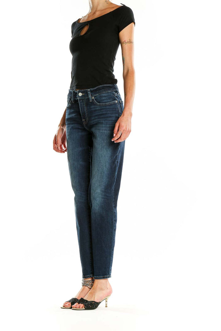 Blue Dark Rinse Jeans