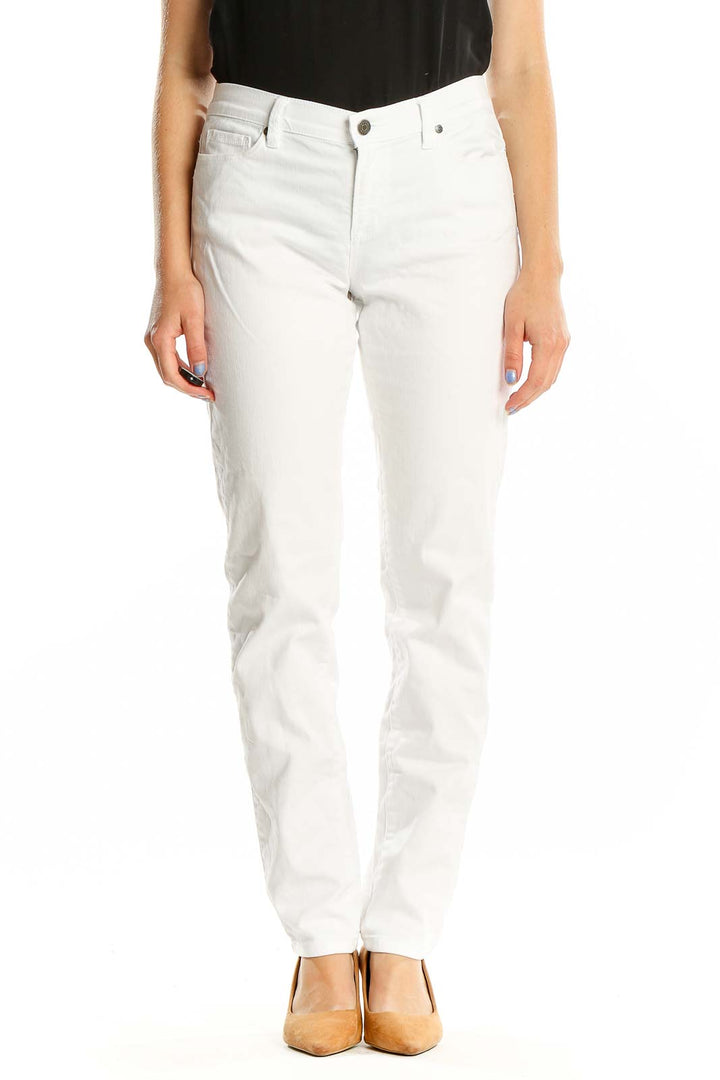 White Colored Jeans