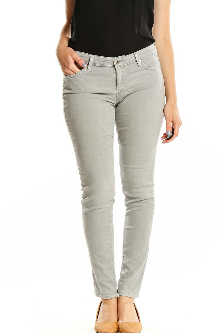 Gray Skinny Jeans