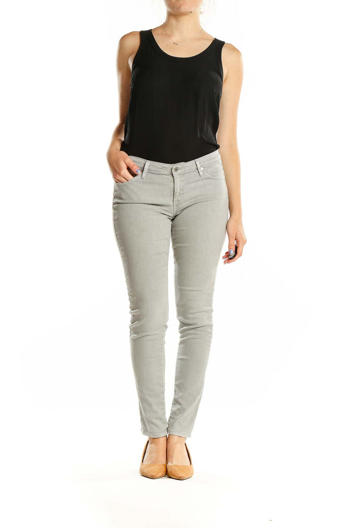 Gray Skinny Jeans