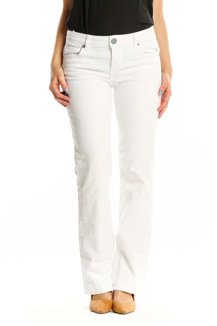 White Colored Jeans