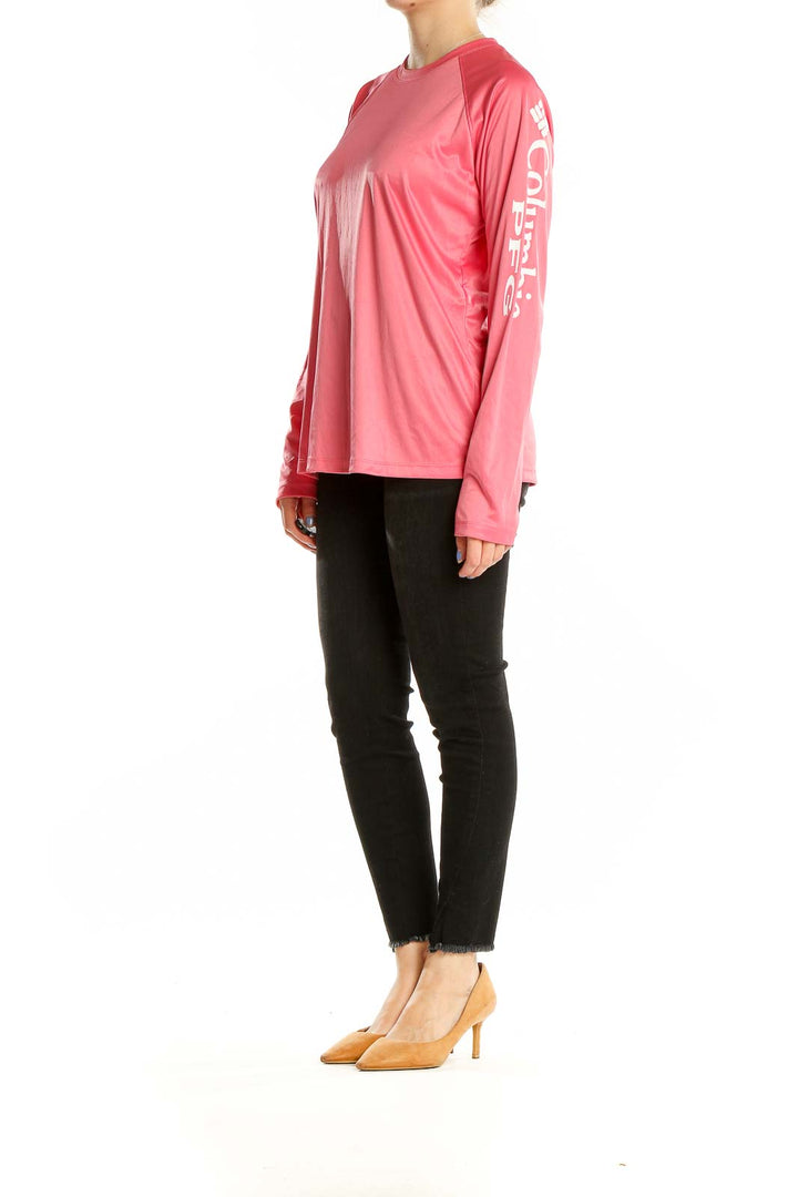 Pink Long Sleeve Top