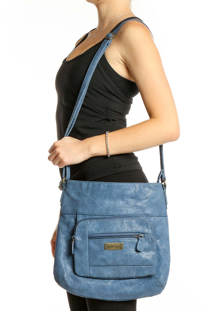 Blue Crossbody Bag