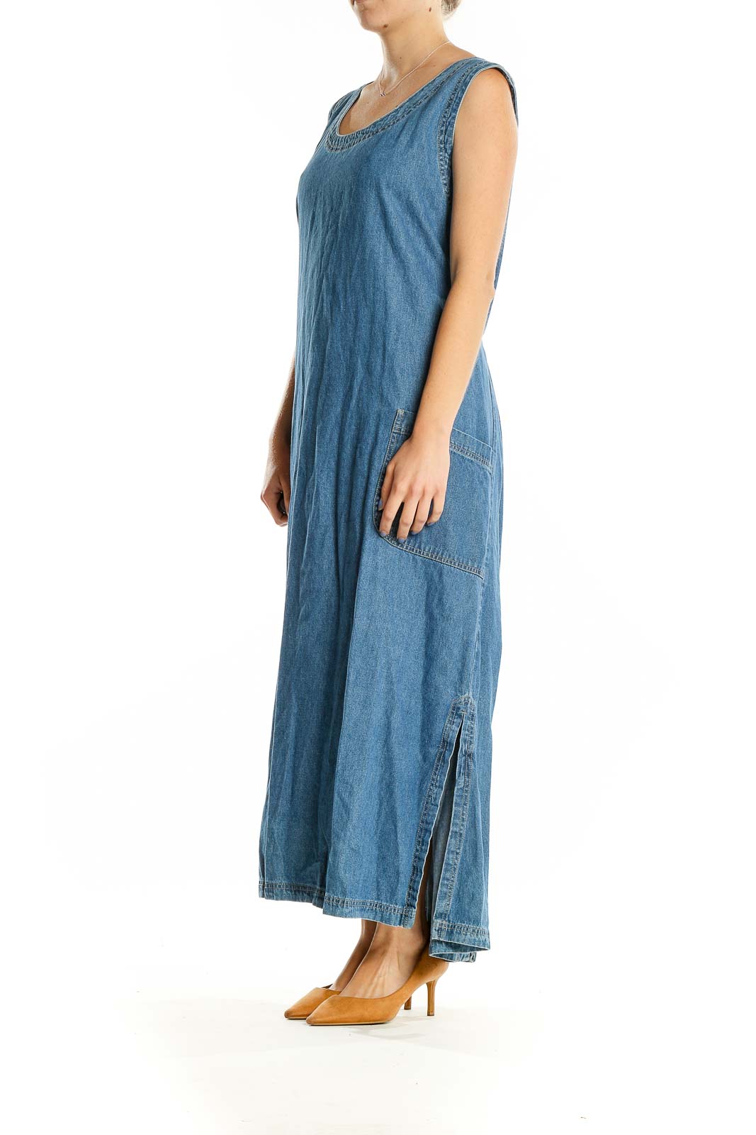 Blue Tank Denim Dress