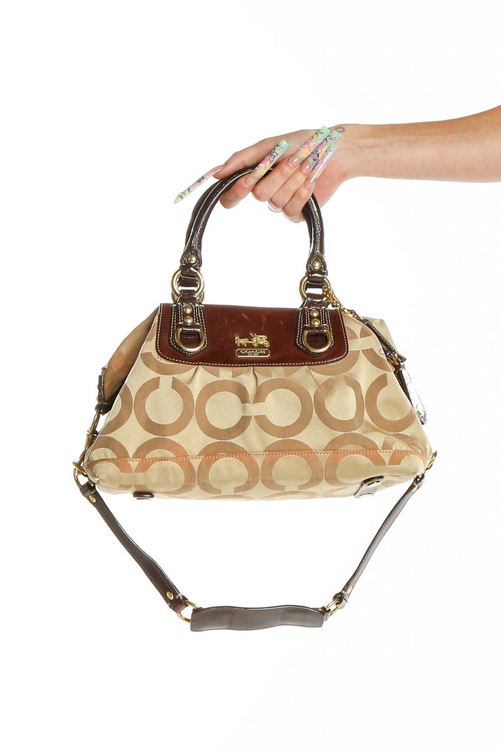 Brown Printed Bag