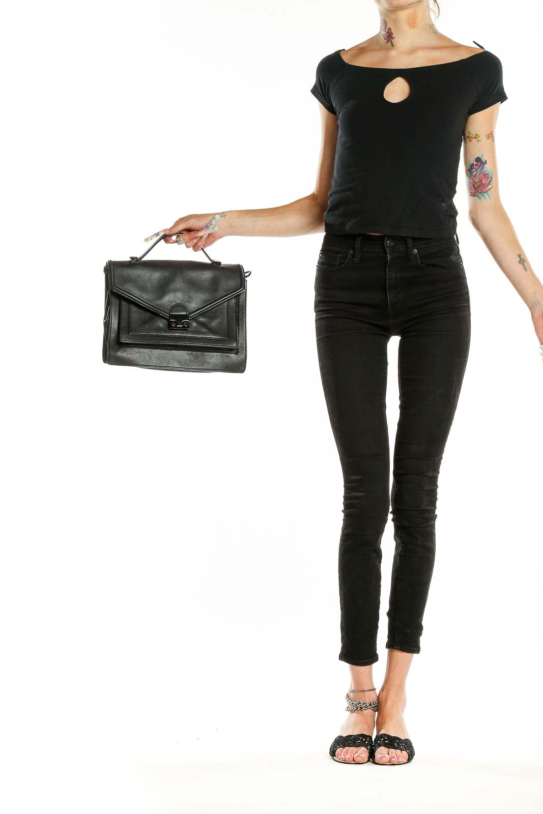 Black Satchel Bag