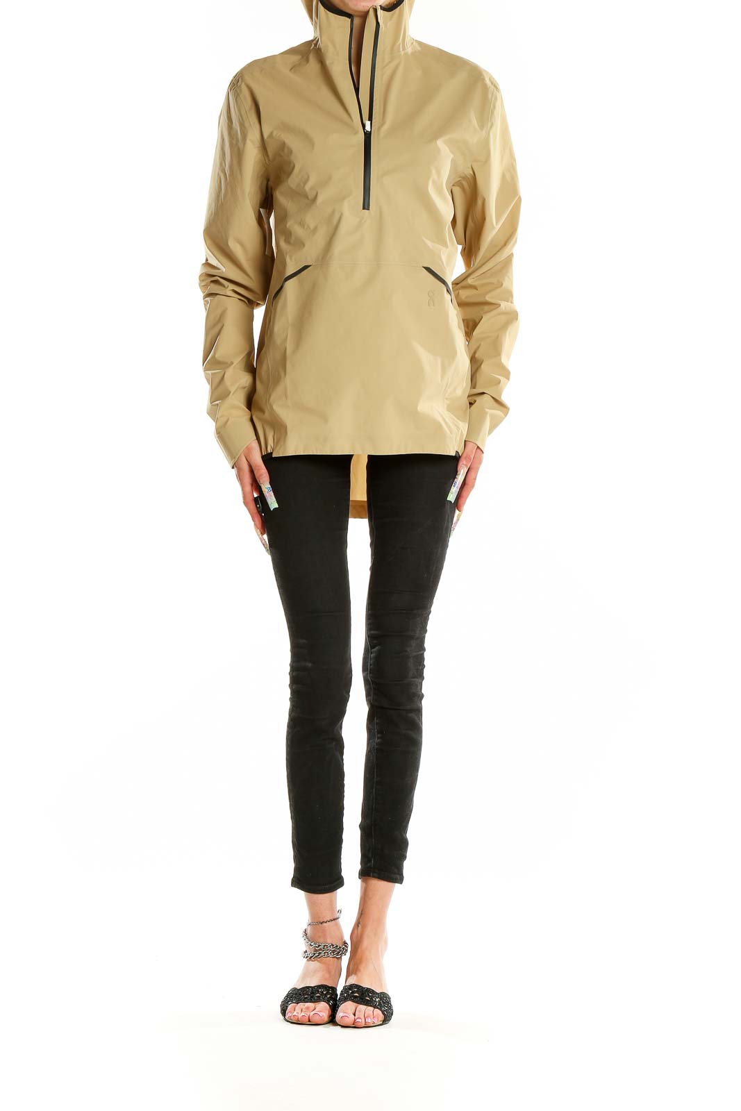 Beige Activewear Jacket