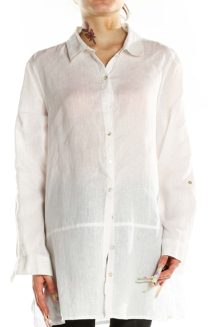 White Linen Shirt