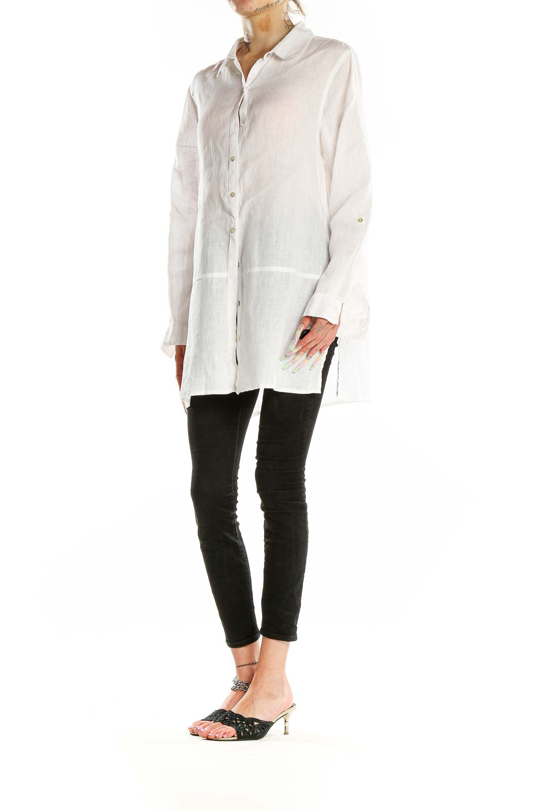 White Linen Shirt