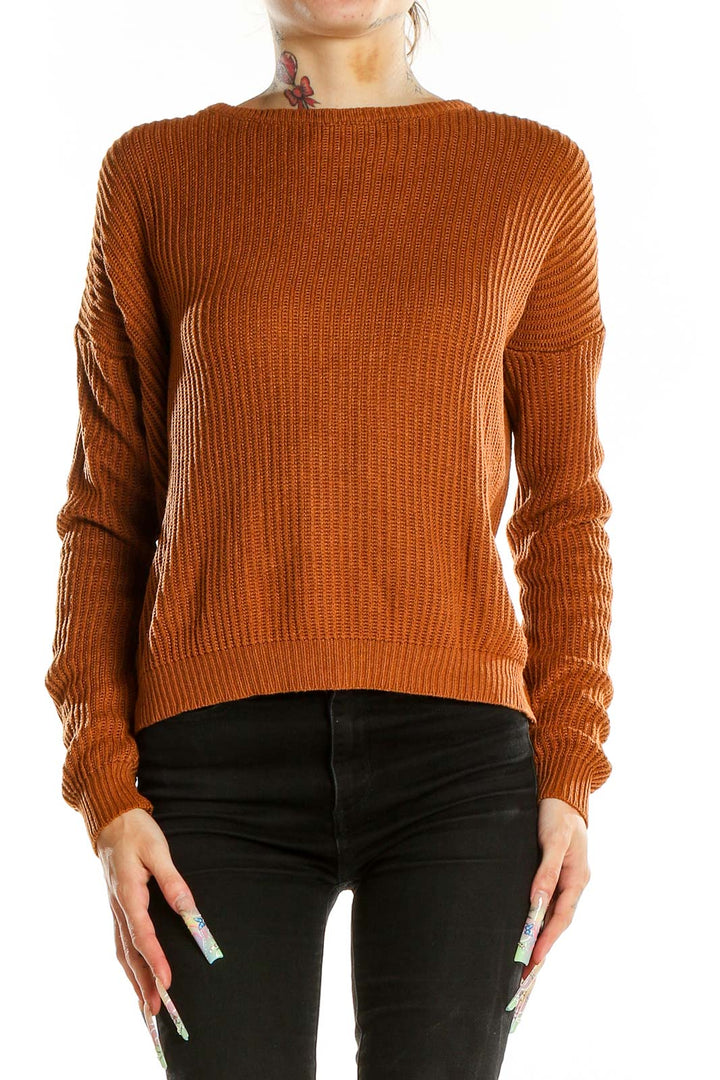 Orange Sweater