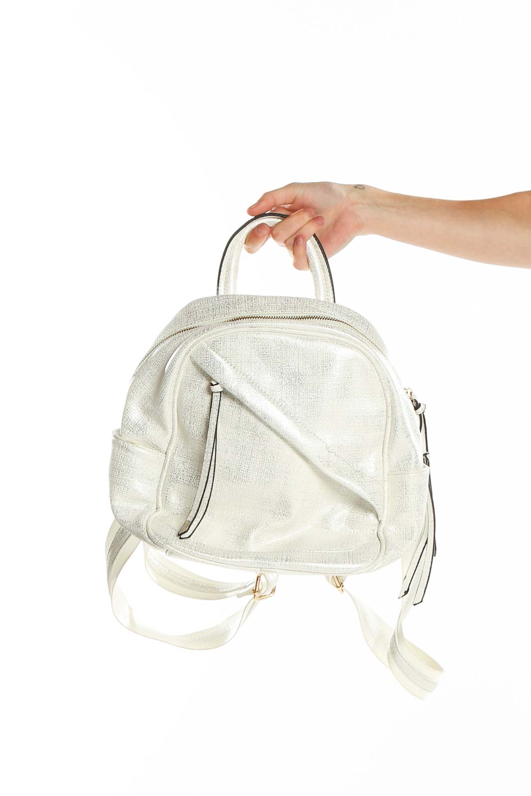 chic mini backpack Leather Purse Black Leather Shoulder Bag 11.4 x 9 x 5.1 inches Eco The Iris Street Chic Mini
