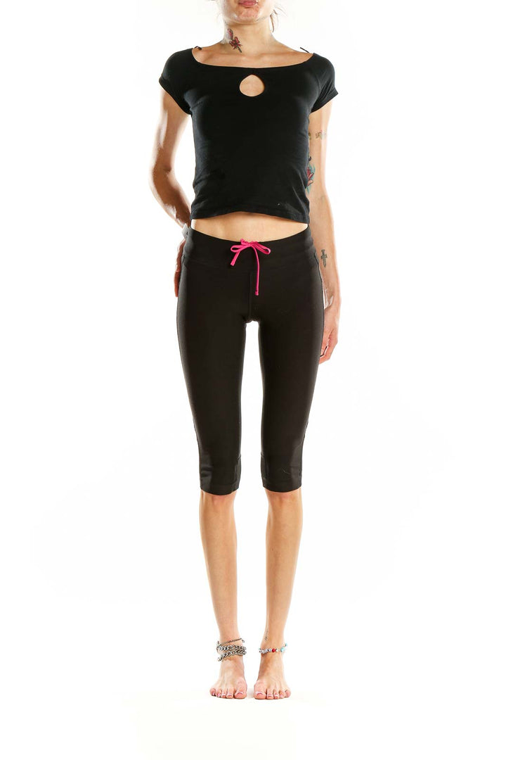 Black Capri Activewear Legging