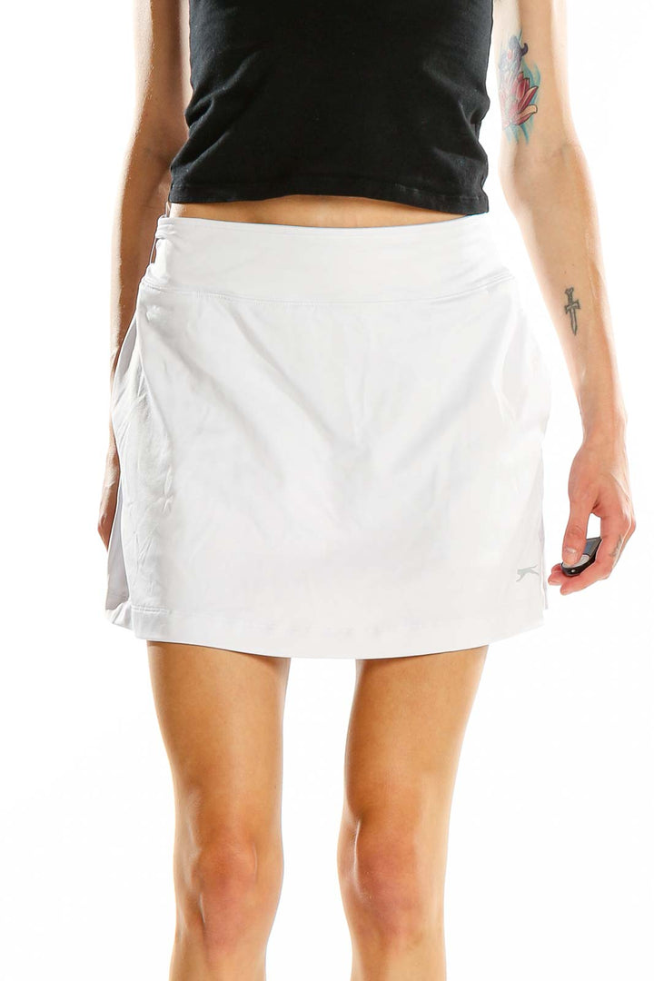 White Activewear Skirt