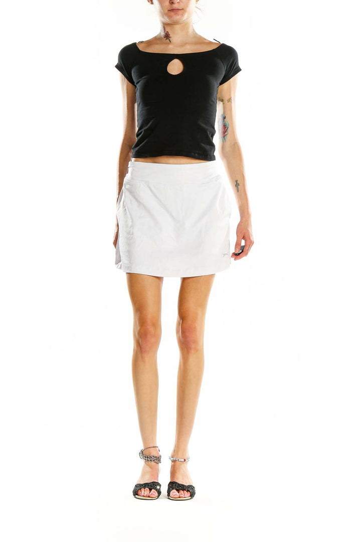 White Activewear Skirt