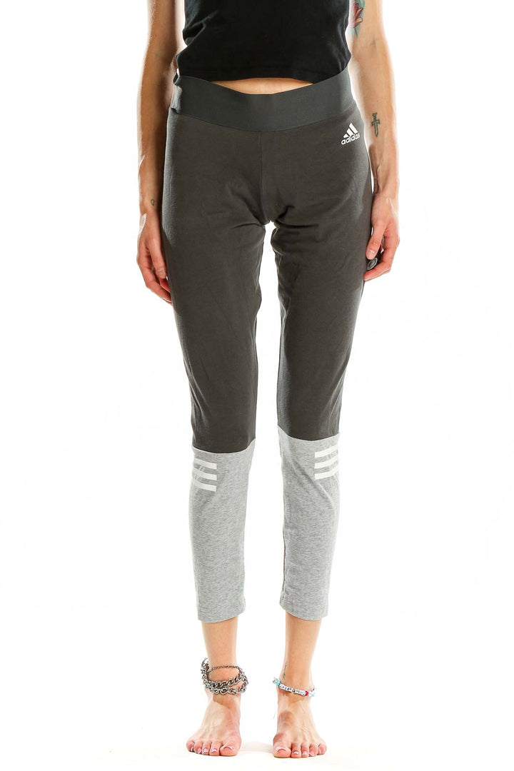 Gray Colorblock Leggings