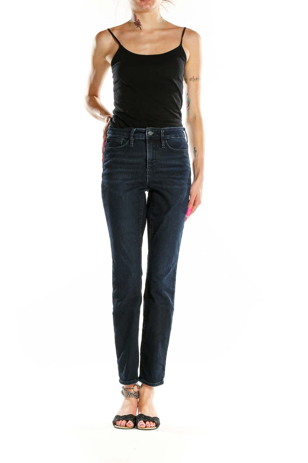 Blue Dark Rinse Jeans