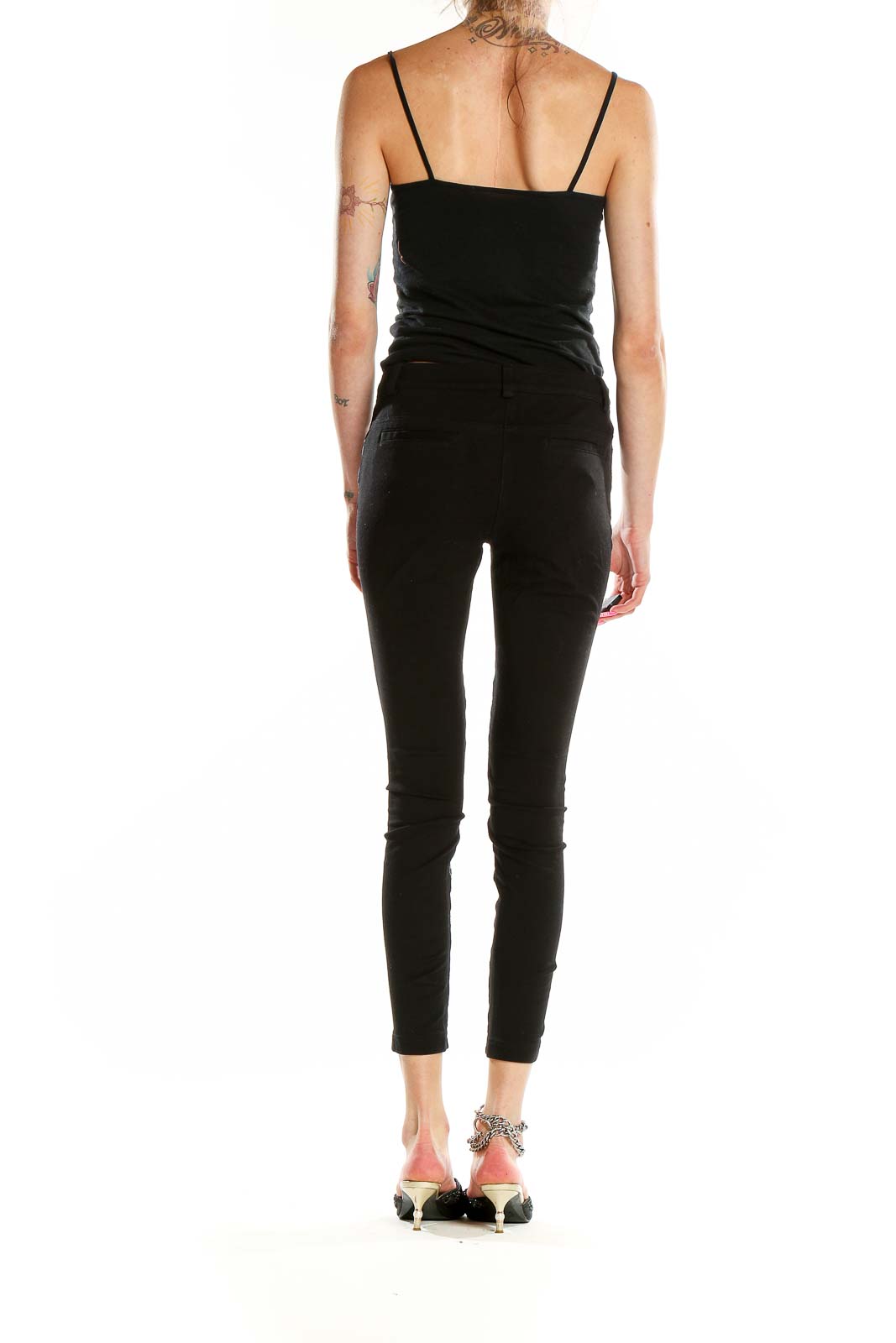 Black Skinny Leather Pants