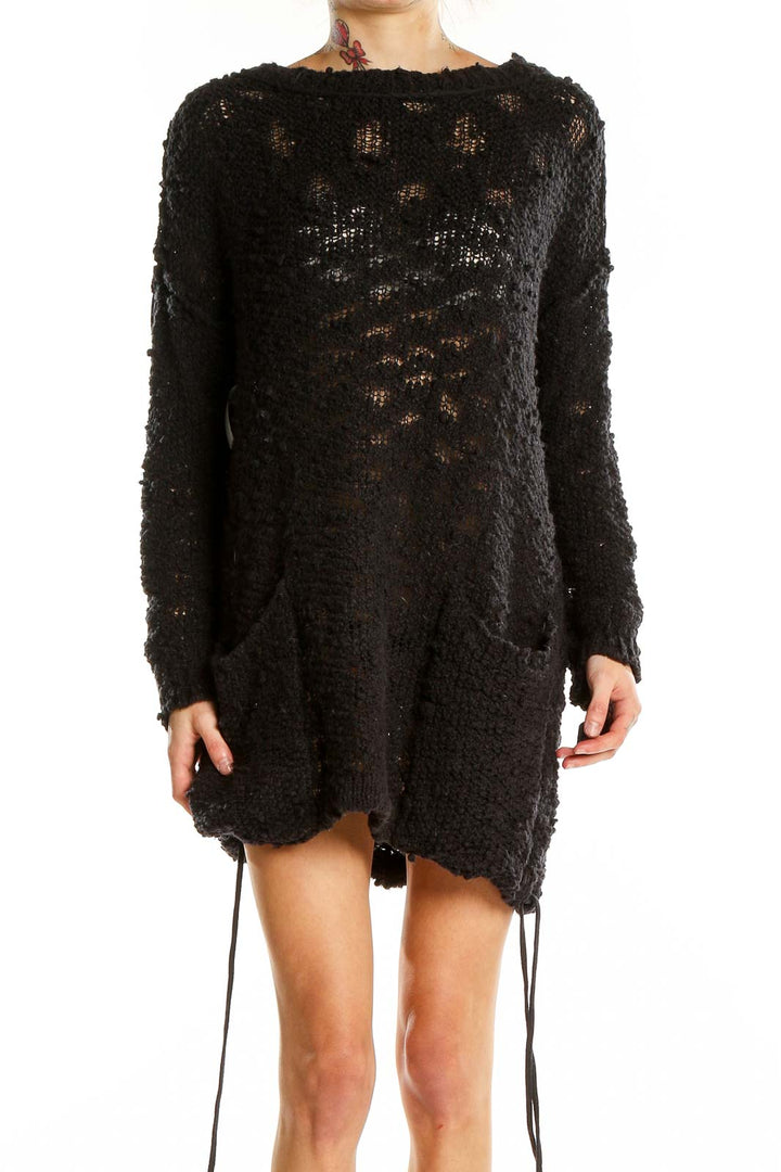 Black Knit Dress