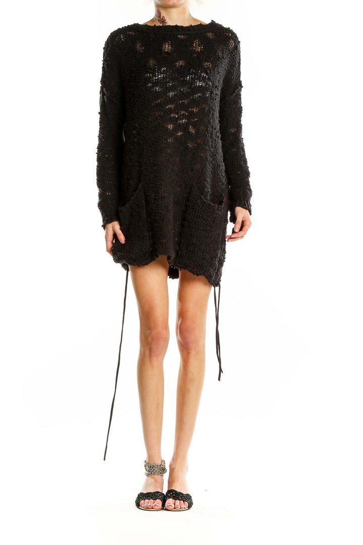 Black Knit Dress