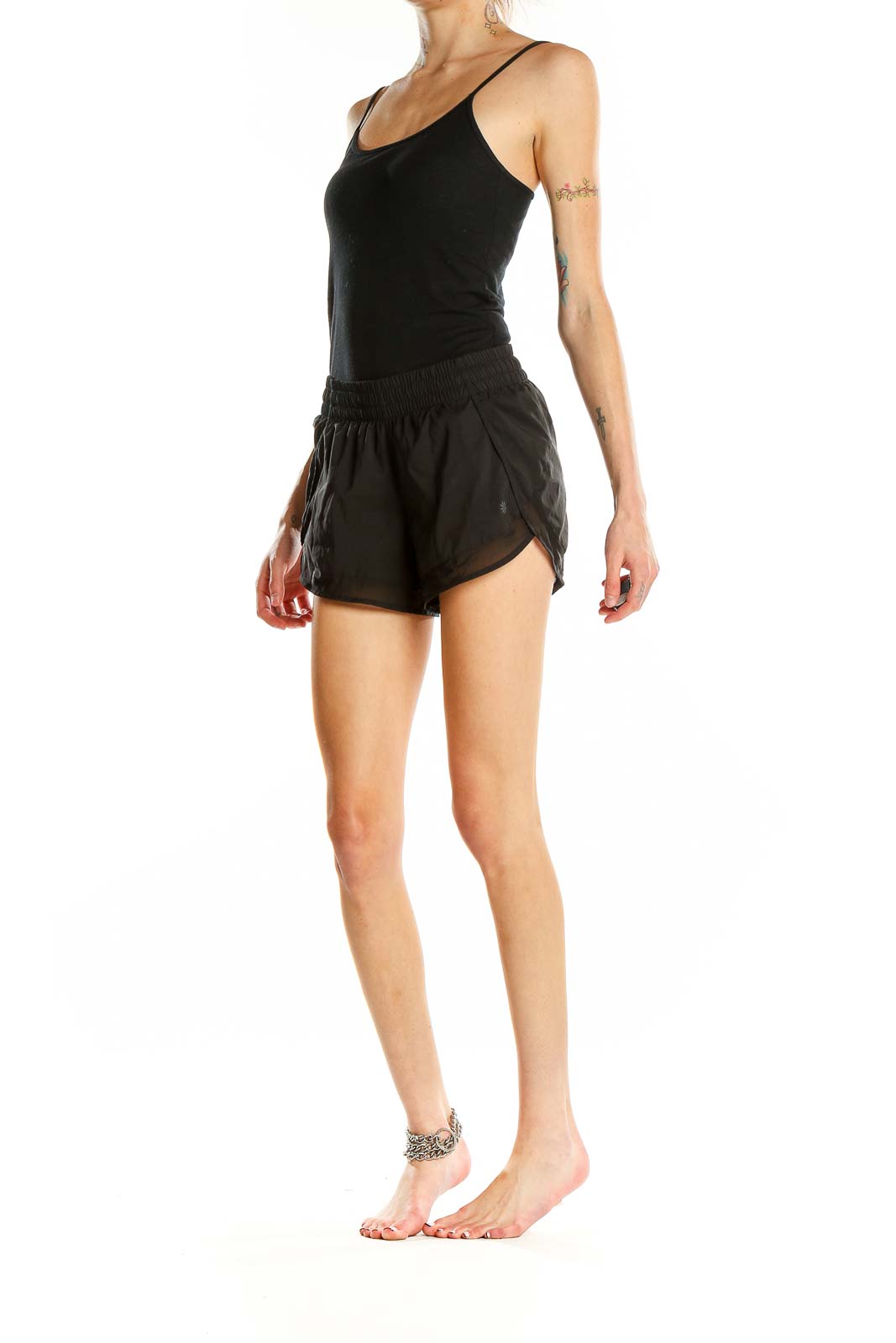 Black Activewear Shorts