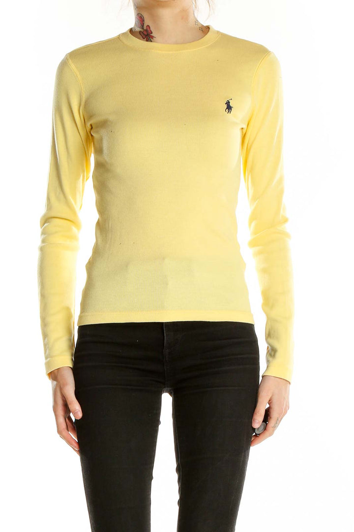 Yellow Long Sleeve Top